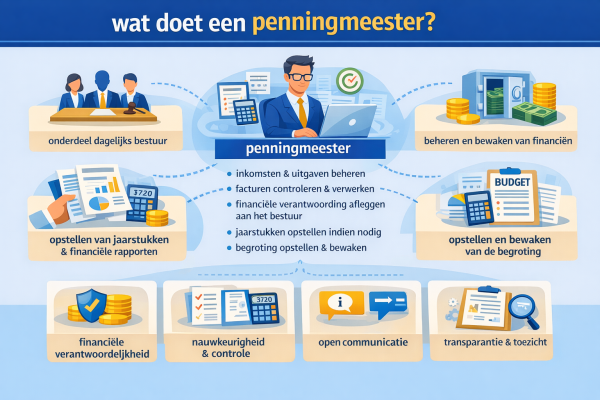 Alles over het beroep penningmeester Wat doet een penningmeester